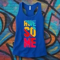 Awesome Broken Letters Women's Tank Top thumb 3