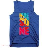 Awesome Broken Letters Tank Top thumb 0