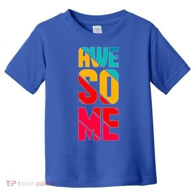 Awesome Broken Letters Toddler T-Shirt