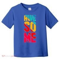 Awesome Broken Letters Toddler T-Shirt thumb 0