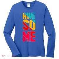 Awesome Broken Letters Women's Long Sleeve Shirt thumb 0