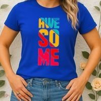 Awesome Broken Letters Women's T-Shirt thumb 2