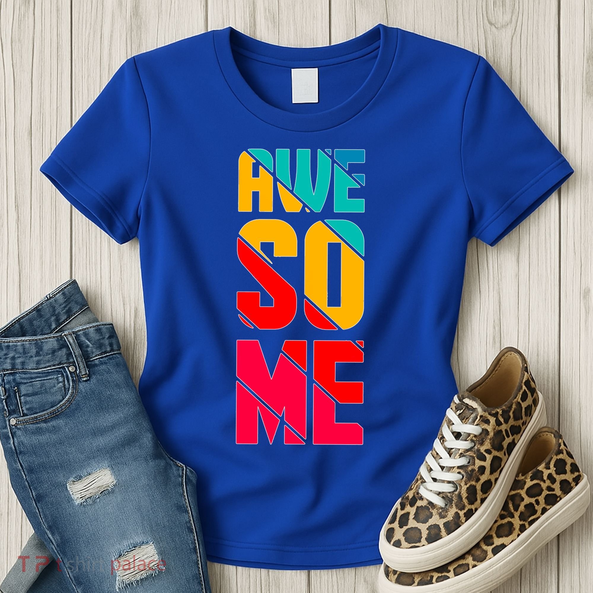 Awesome Broken Letters Women's T-Shirt