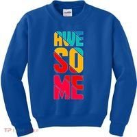 Awesome Broken Letters Kids Sweatshirt thumb 0