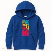 Awesome Broken Letters Kids Hoodie thumb 0