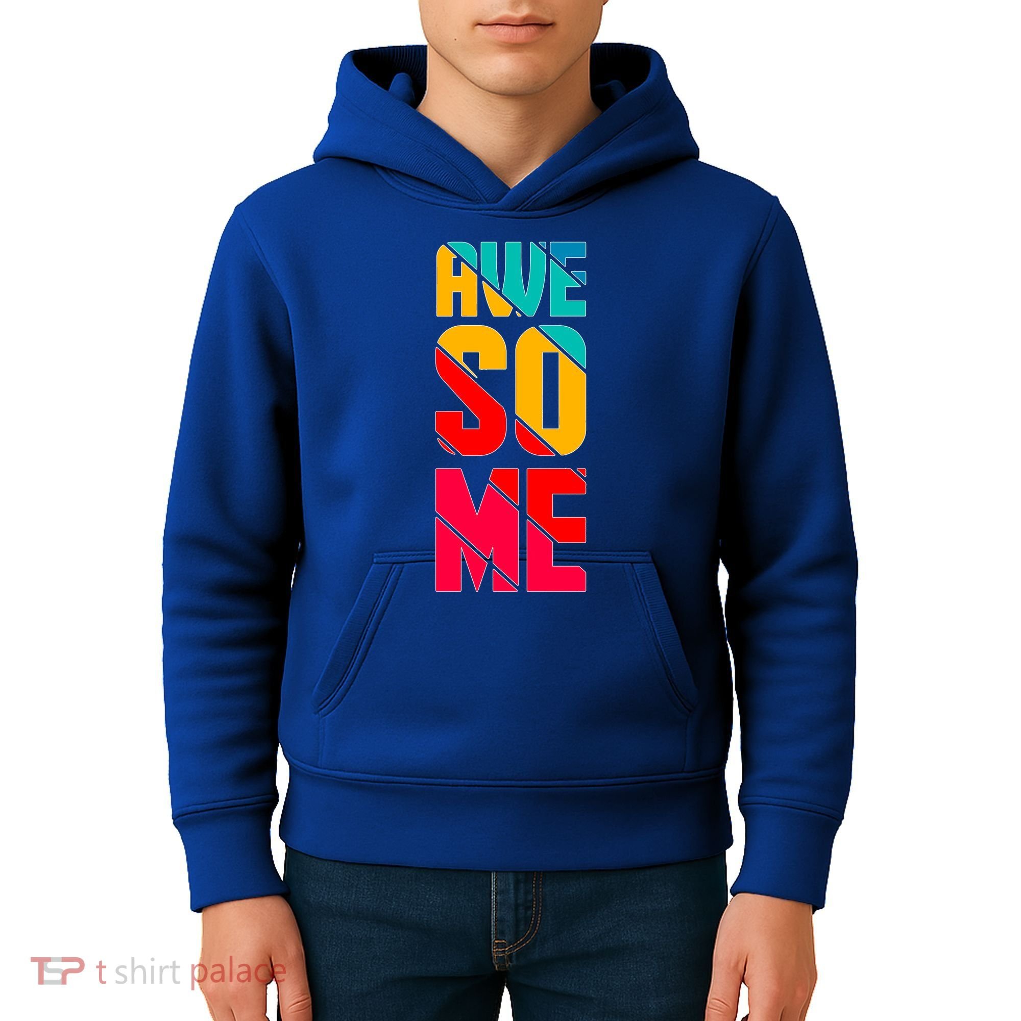 Awesome Broken Letters Kids Hoodie