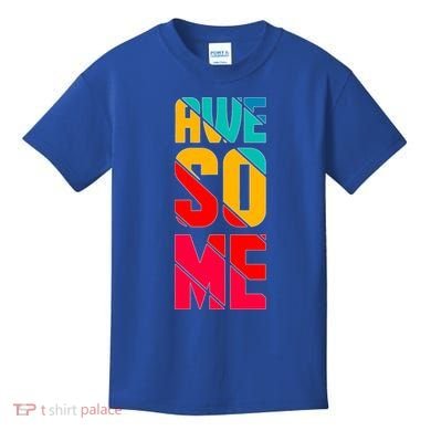 Awesome Broken Letters Kids T-Shirt