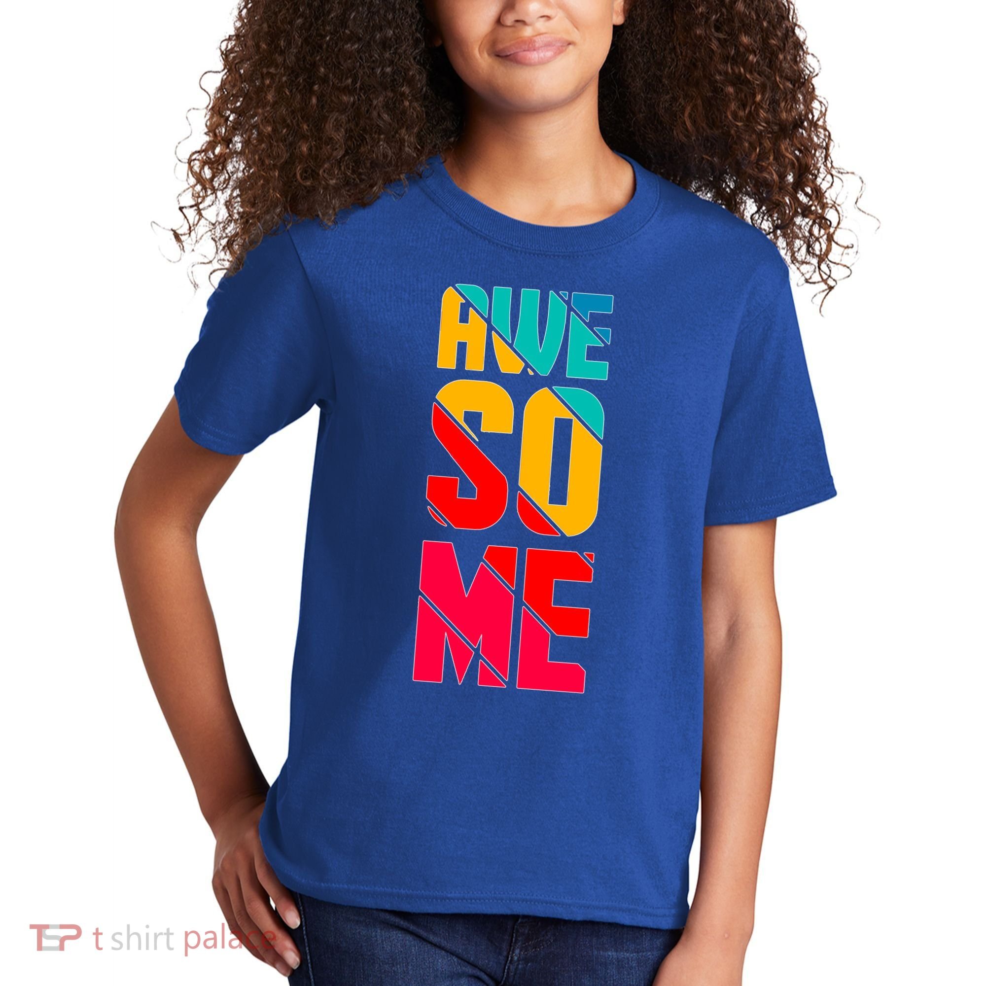 Awesome Broken Letters Kids T-Shirt