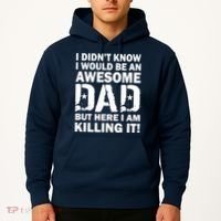 Awesome Dad Killing It! Hoodie thumb 2
