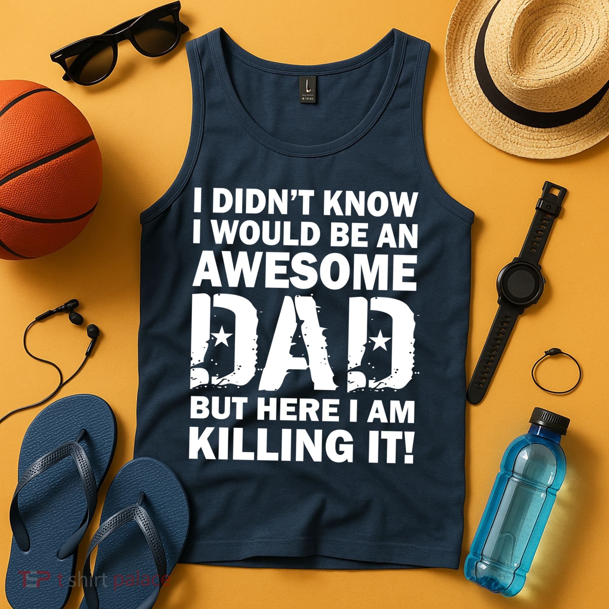 Awesome Dad Killing It! Tank Top