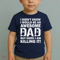 Awesome Dad Killing It! Toddler T-Shirt thumb 2