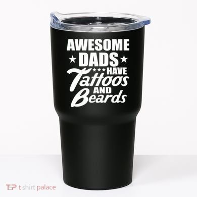 Awesome Dads Have Tattoos And Beards Tumbler