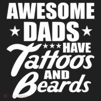 Awesome Dads Have Tattoos And Beards Tumbler thumb 3