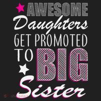 Awesome Daughter Promoted To Big Sister Beanie thumb 2