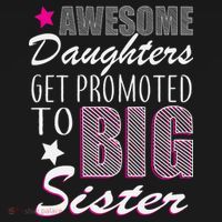 Awesome Daughter Promoted To Big Sister Women's Hoodie thumb 2