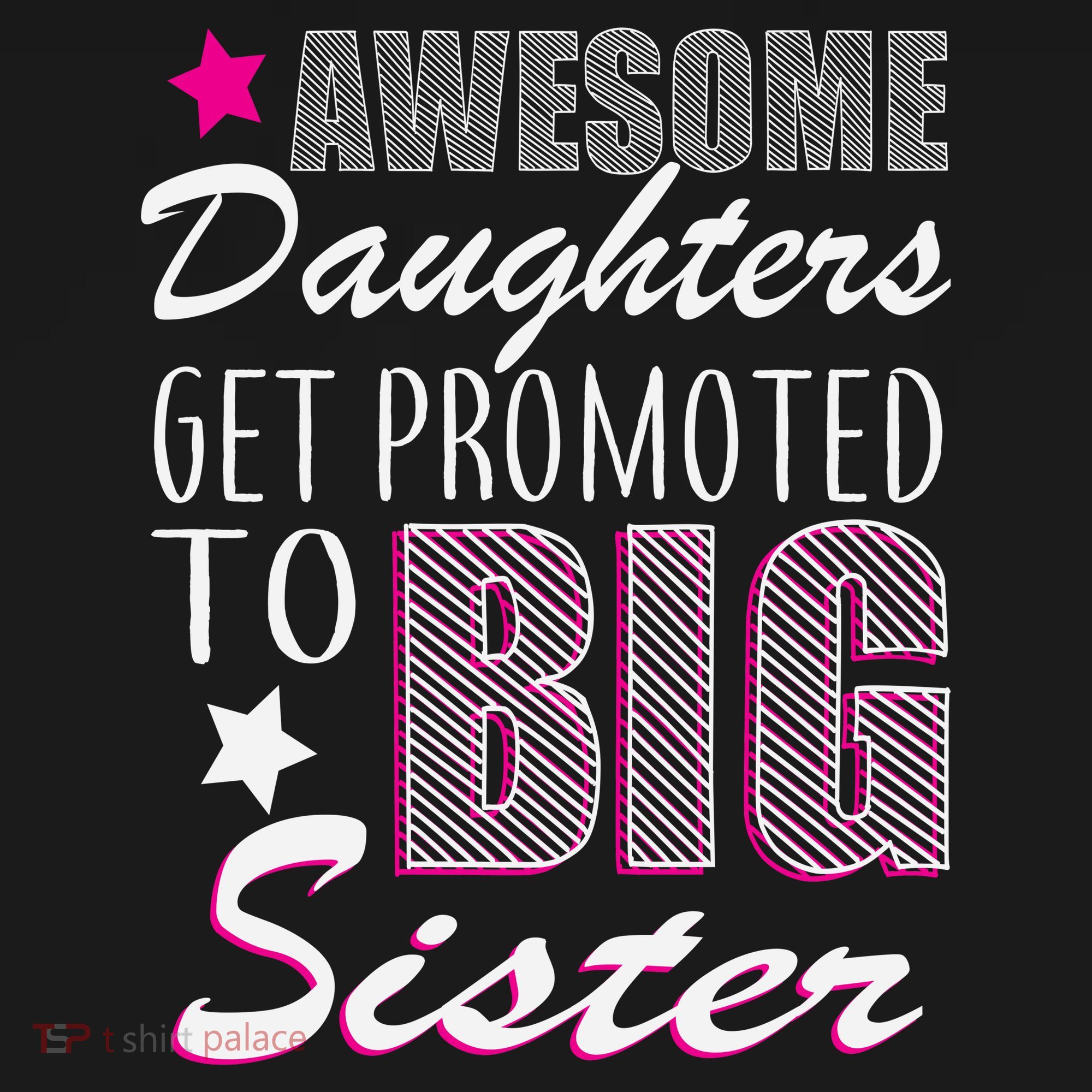 Awesome Daughter Promoted To Big Sister Women's Hoodie