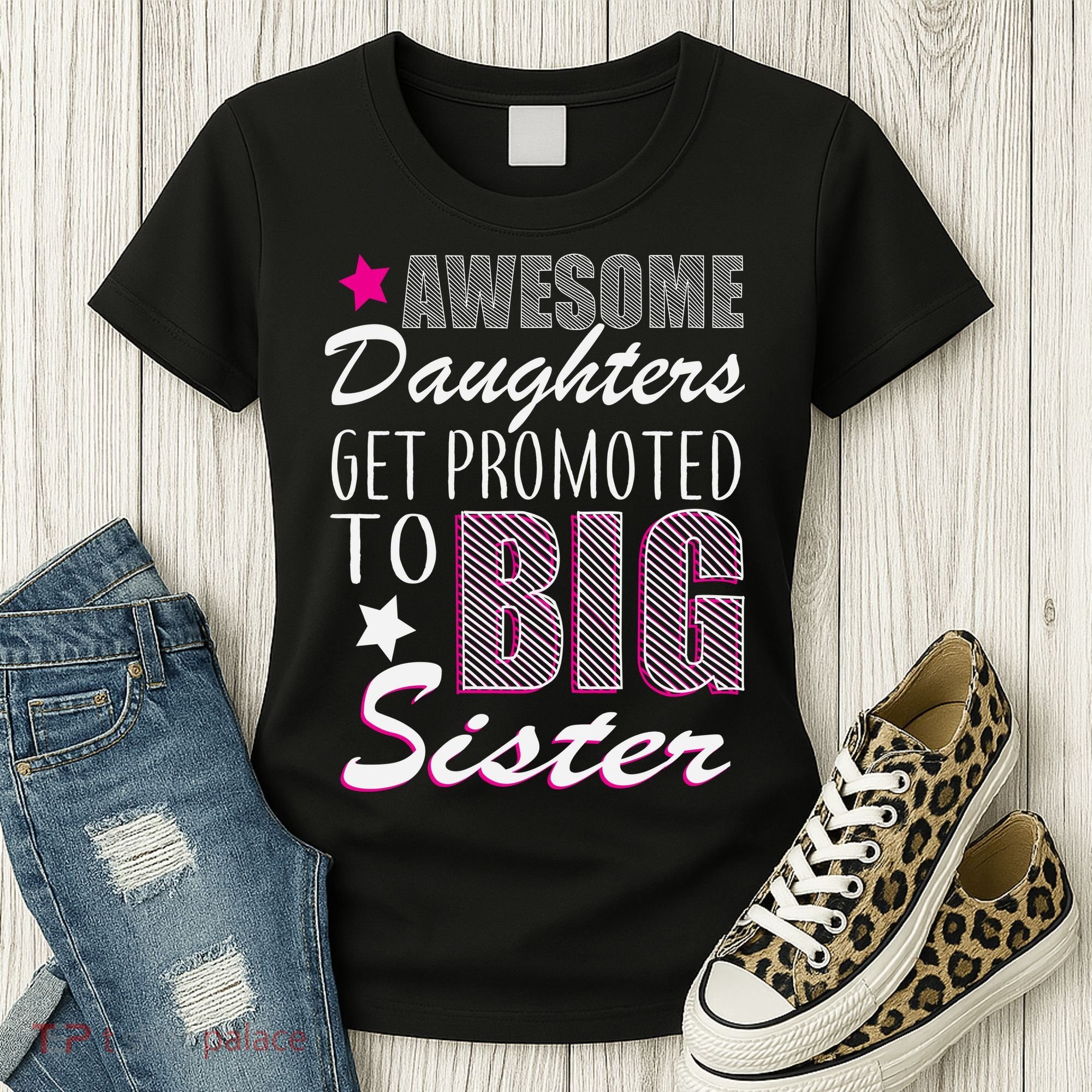 Awesome Daughter Promoted To Big Sister Women's T-Shirt