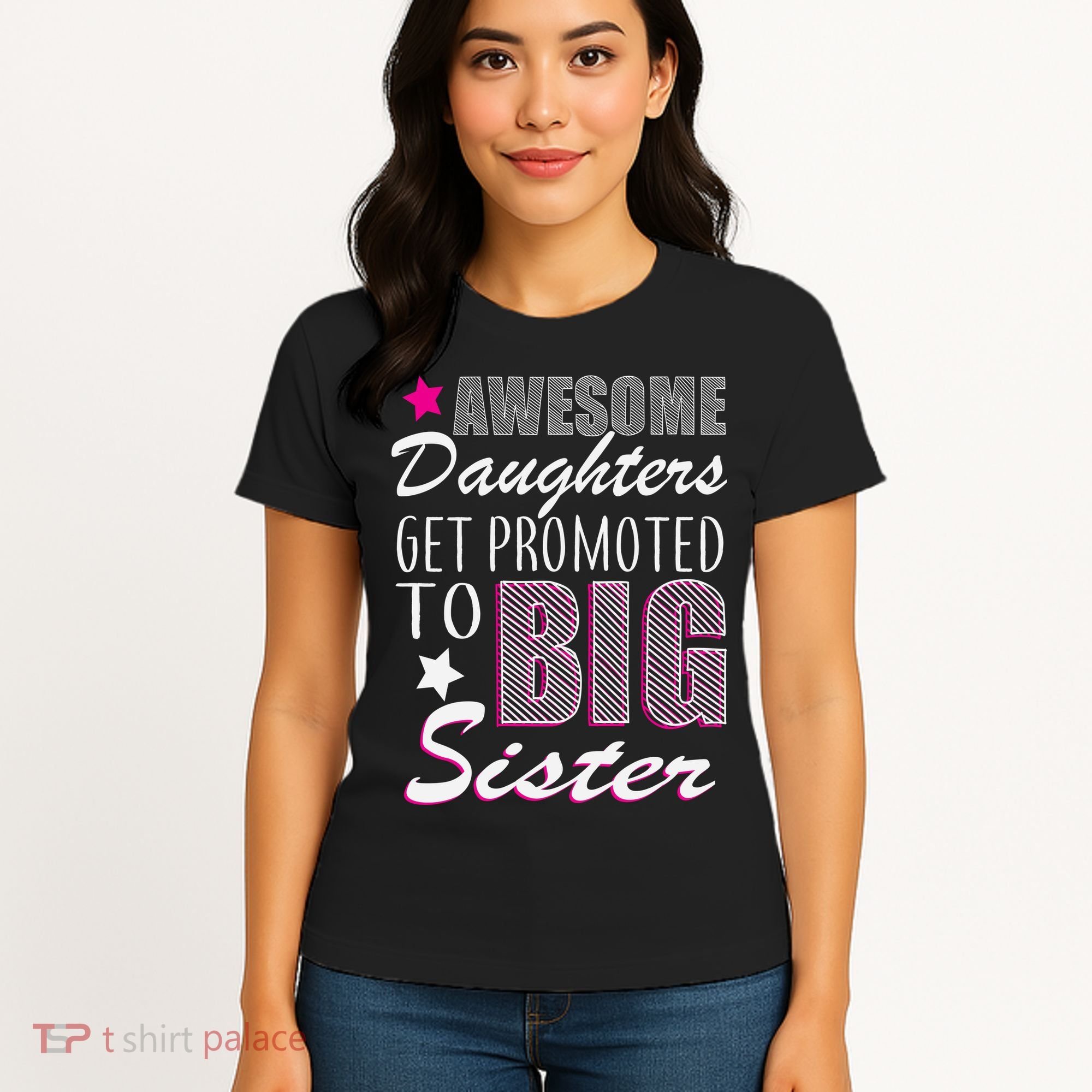 Awesome Daughter Promoted To Big Sister Women's T-Shirt