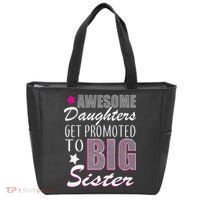 Awesome Daughter Promoted To Big Sister Tote Bag thumb 0