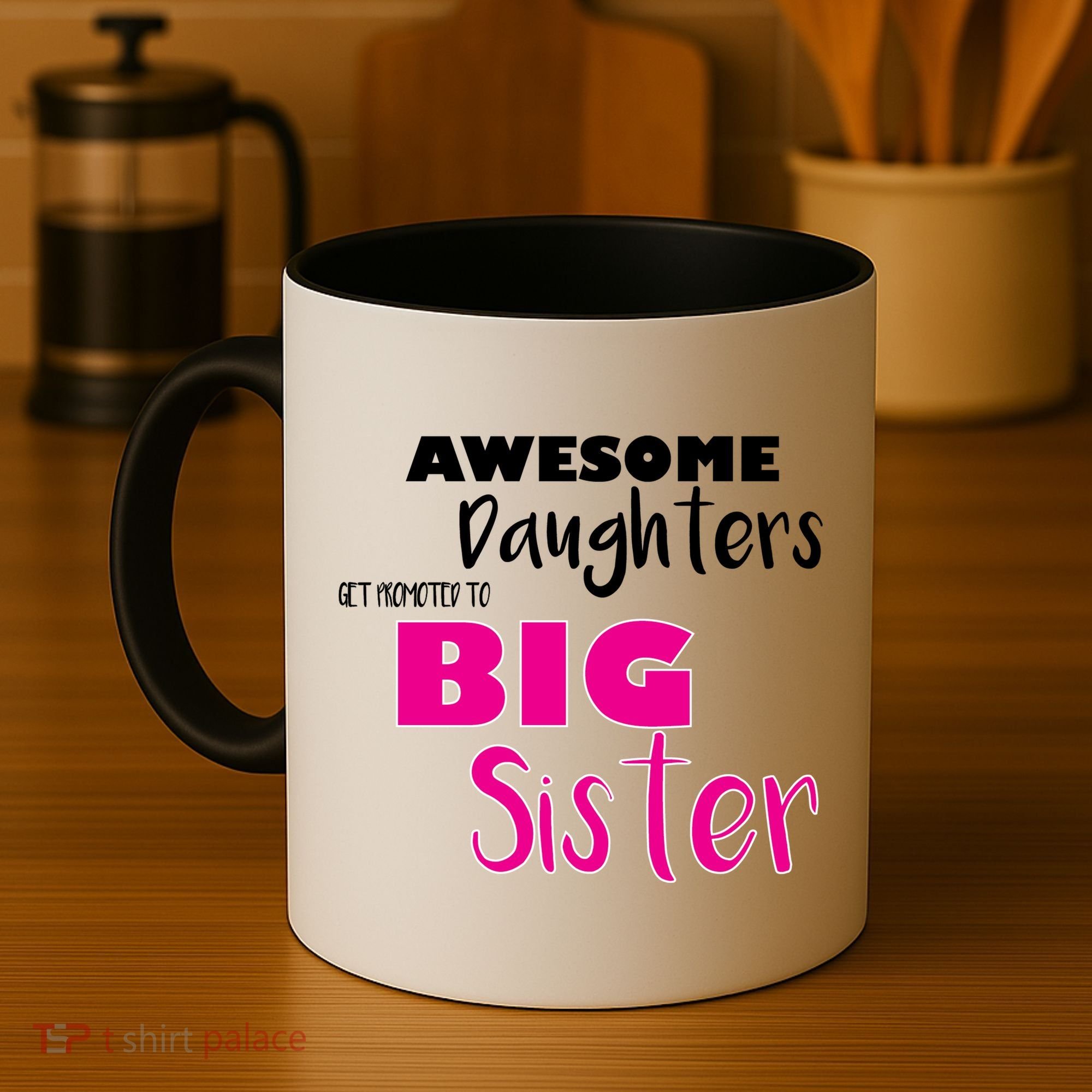 Awesome Daughters Get Promoted To Big Sister Coffee Mug