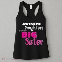 Awesome Daughters Get Promoted To Big Sister Women's Tank Top thumb 3