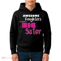 Awesome Daughters Get Promoted To Big Sister Kids Hoodie thumb 4
