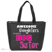 Awesome Daughters Get Promoted To Big Sister Tote Bag thumb 0