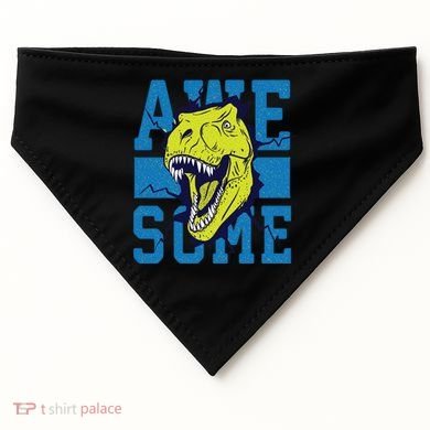 Awesome Dinosaur Cute USA-Made Doggie Bandana