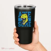 Awesome Dinosaur Cute Tumbler thumb 2