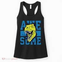 Awesome Dinosaur Cute Women's Tank Top thumb 0