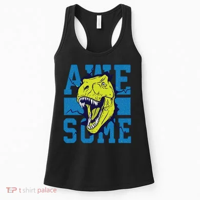 Awesome Dinosaur Cute Women's Tank Top