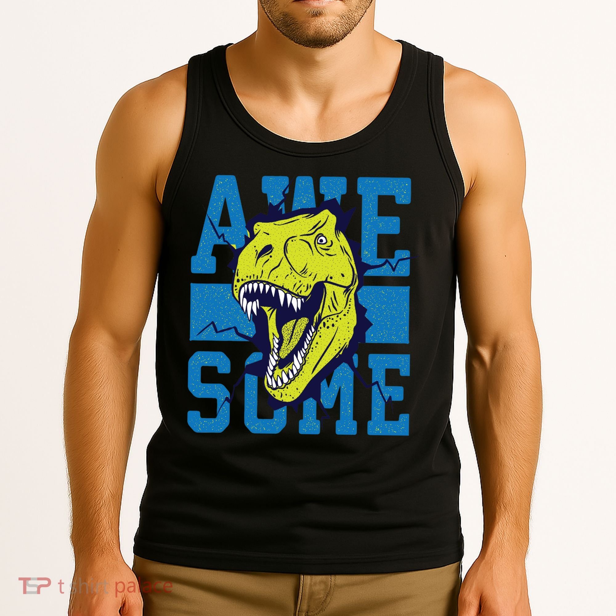 Awesome Dinosaur Cute Tank Top