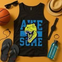 Awesome Dinosaur Cute Tank Top thumb 4