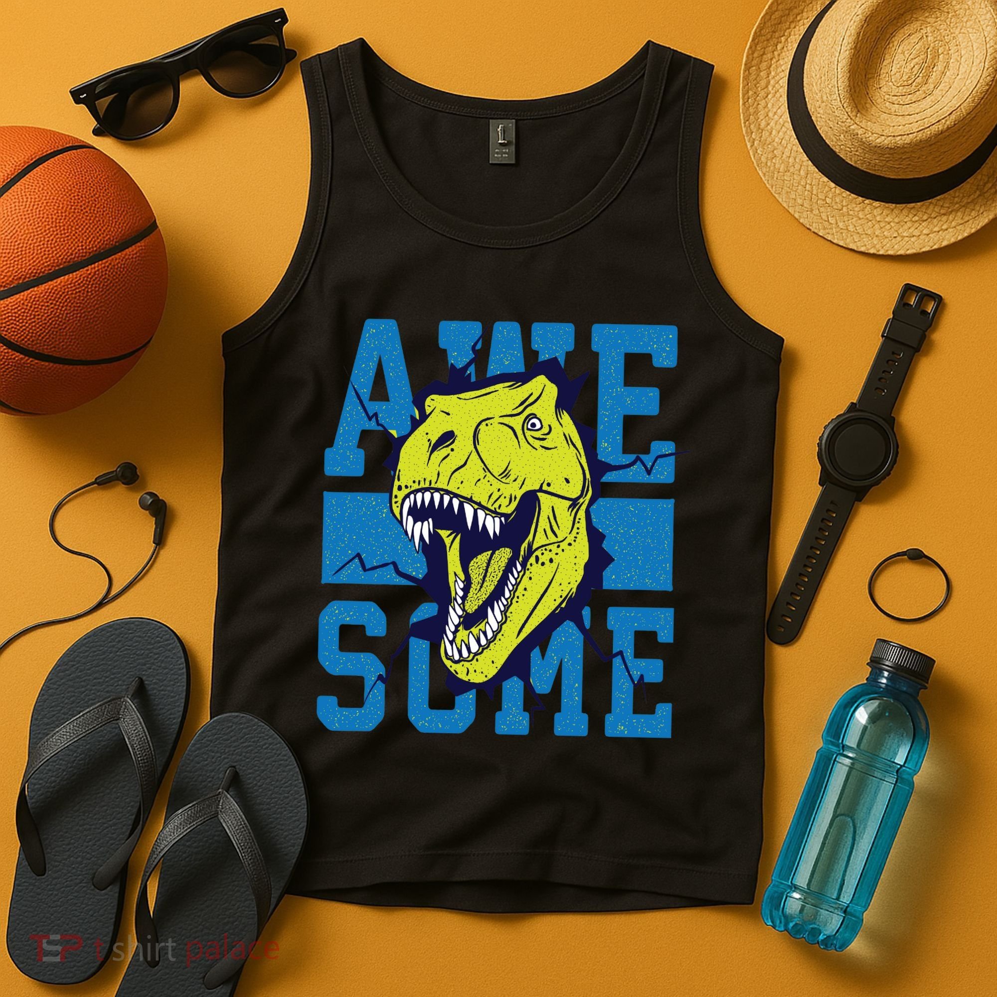 Awesome Dinosaur Cute Tank Top