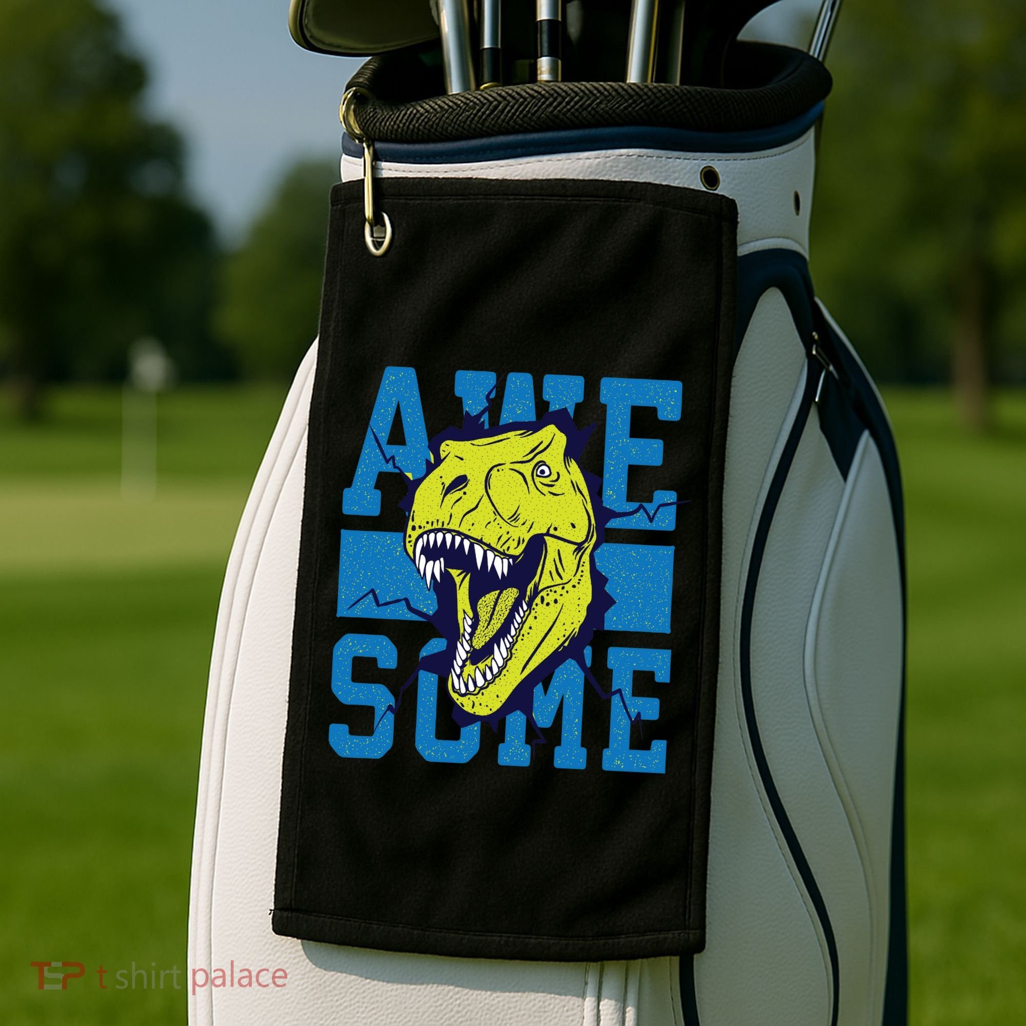 Awesome Dinosaur Cute Golf Towel