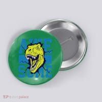 Awesome Dinosaur Cute Button thumb 0