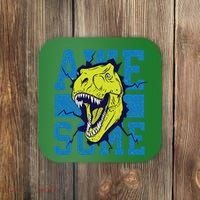 Awesome Dinosaur Cute Coaster thumb 0