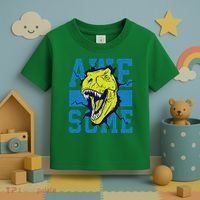 Awesome Dinosaur Cute Toddler T-Shirt thumb 3