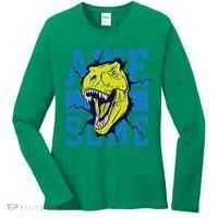 Awesome Dinosaur Cute Women's Long Sleeve Shirt thumb 0