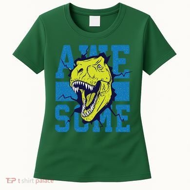 Awesome Dinosaur Cute Women's T-Shirt
