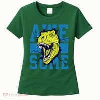 Awesome Dinosaur Cute Women's T-Shirt thumb 0