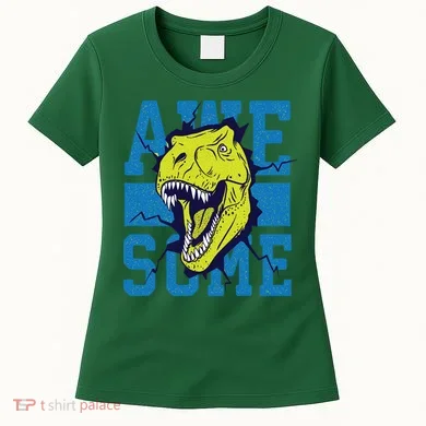 Awesome Dinosaur Cute Women's T-Shirt