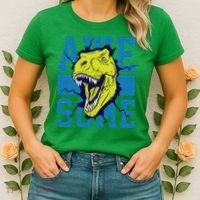 Awesome Dinosaur Cute Women's T-Shirt thumb 2