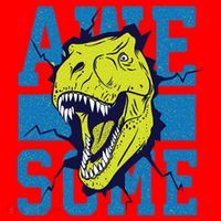 Awesome Dinosaur Cute Santa Hat thumb 1