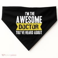 Awesome Doctor USA-Made Doggie Bandana thumb 0