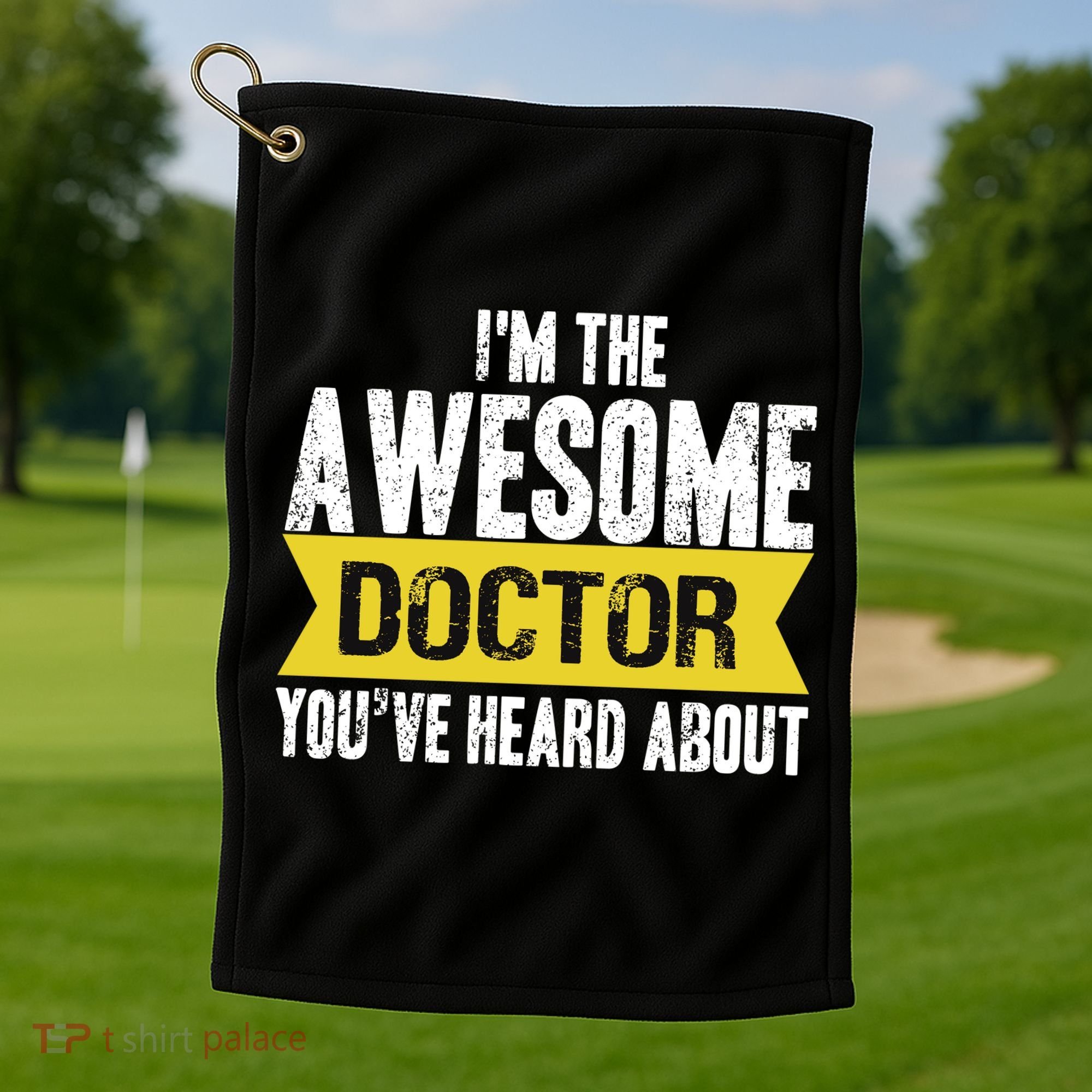 Awesome Doctor Golf Towel