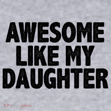 Awesome Like My Daughter Women's Racerback Cropped Tank