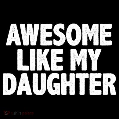 Awesome Like My Daughter Stripe Pom Pom Beanie