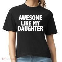 Awesome Like My Daughter Comfort Colors Boxy T-Shirt thumb 0