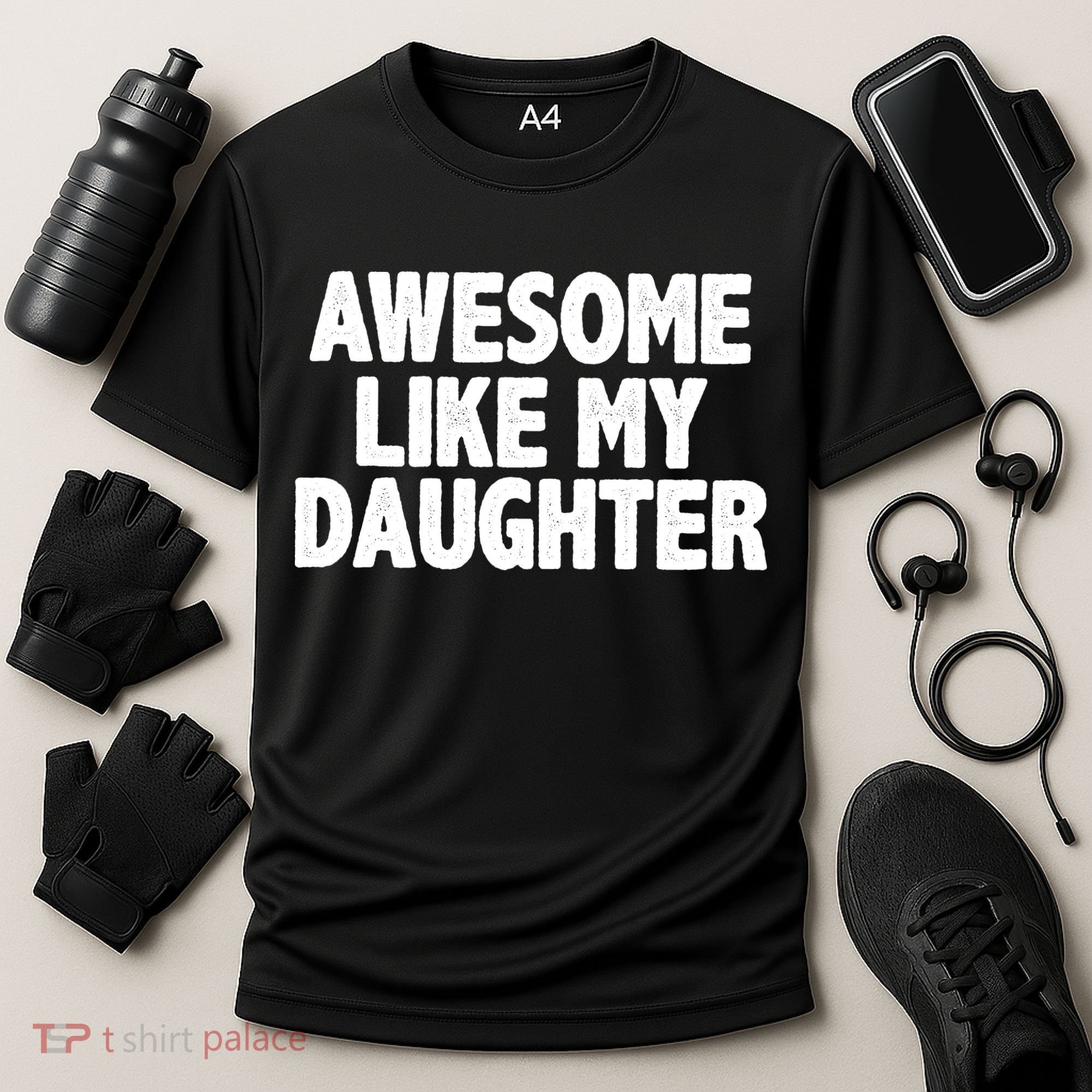 Awesome Like My Daughter Cooling Performance Crew T-Shirt